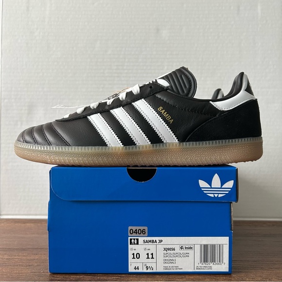 Adidas Samba JP Black Gum Sneakers Size M10/W11 - Picture 2 of 7